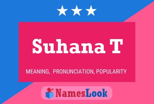 ملصق اسم Suhana T