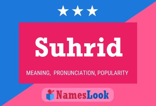 ملصق اسم Suhrid