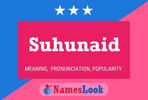 ملصق اسم Suhunaid