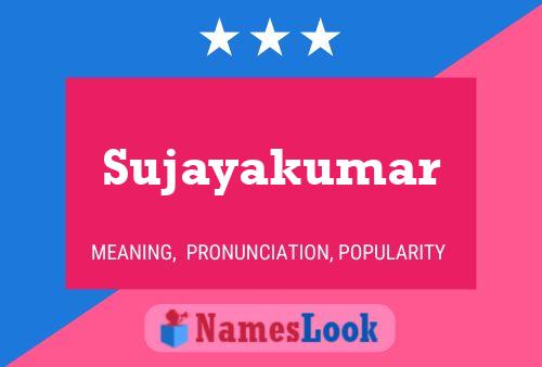 ملصق اسم Sujayakumar