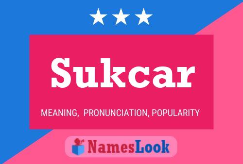 ملصق اسم Sukcar