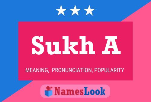 ملصق اسم Sukh A