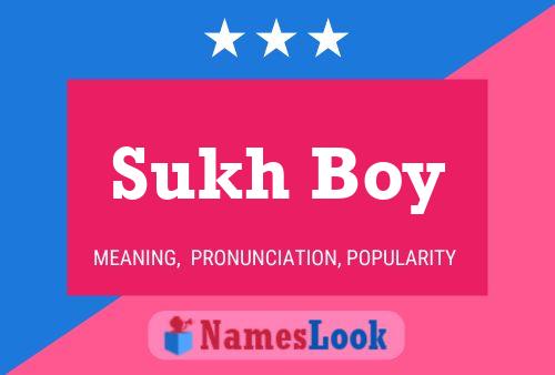 ملصق اسم Sukh Boy