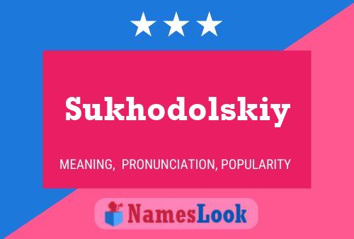 ملصق اسم Sukhodolskiy