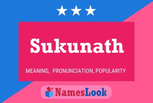 ملصق اسم Sukunath