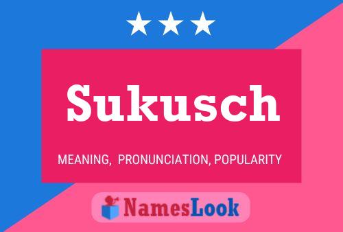 ملصق اسم Sukusch