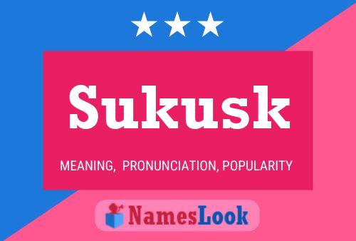 ملصق اسم Sukusk