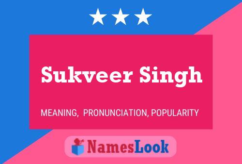 ملصق اسم Sukveer Singh