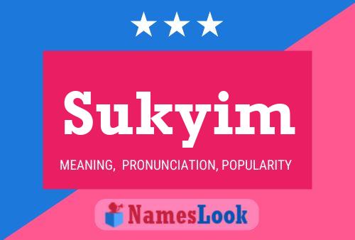 ملصق اسم Sukyim