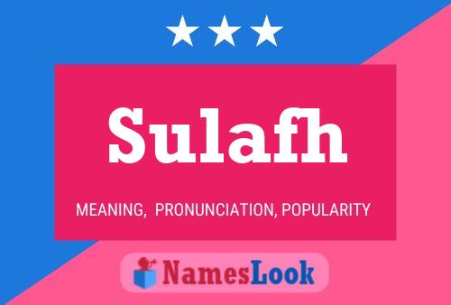 ملصق اسم Sulafh