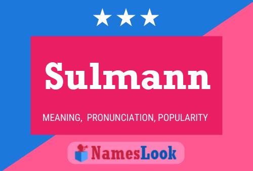 ملصق اسم Sulmann