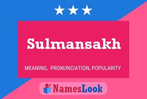 ملصق اسم Sulmansakh