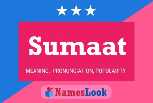 ملصق اسم Sumaat