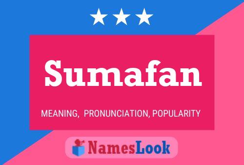 ملصق اسم Sumafan