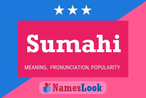 ملصق اسم Sumahi