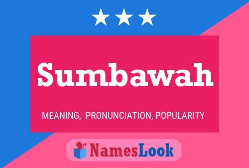 ملصق اسم Sumbawah