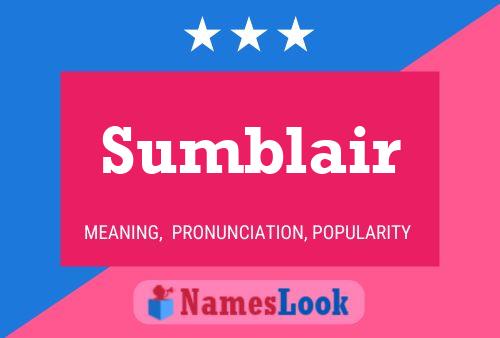 ملصق اسم Sumblair