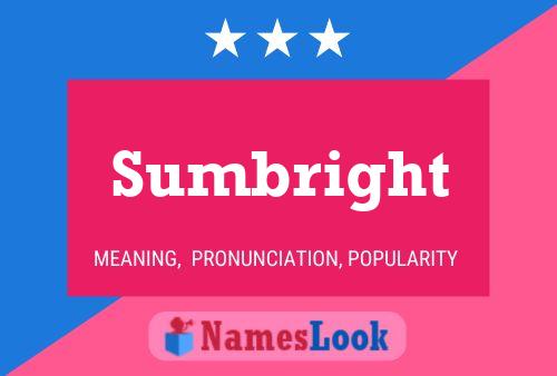 ملصق اسم Sumbright