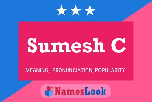 ملصق اسم Sumesh C