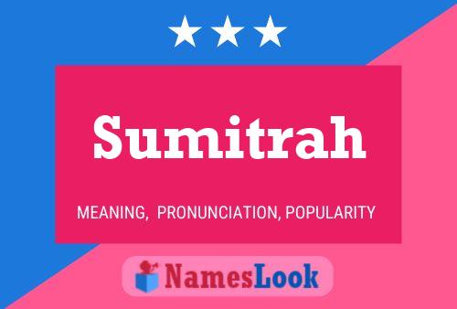 ملصق اسم Sumitrah