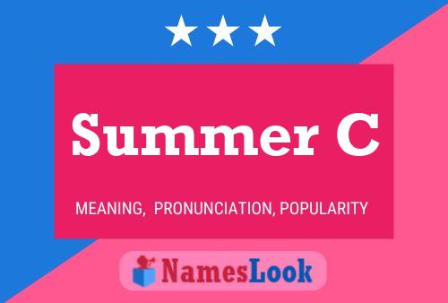 ملصق اسم Summer C