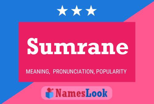 ملصق اسم Sumrane