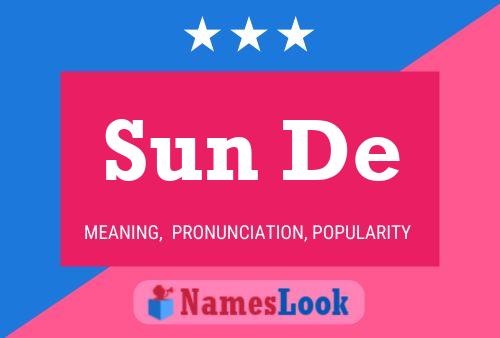 ملصق اسم Sun De