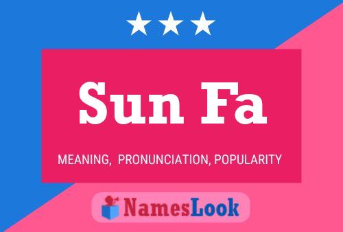 ملصق اسم Sun Fa