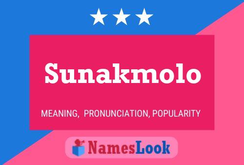 ملصق اسم Sunakmolo