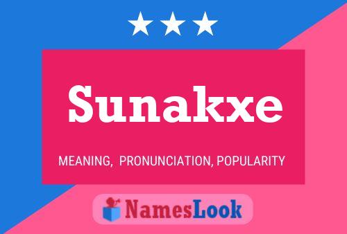 ملصق اسم Sunakxe