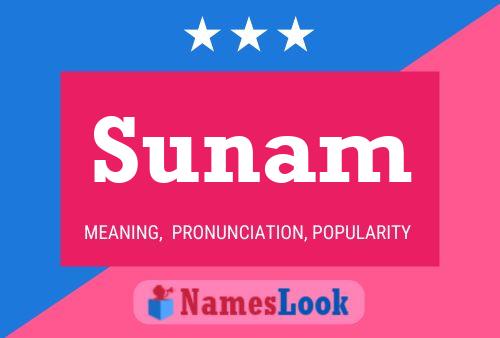 ملصق اسم Sunam