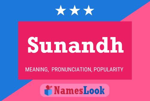 ملصق اسم Sunandh