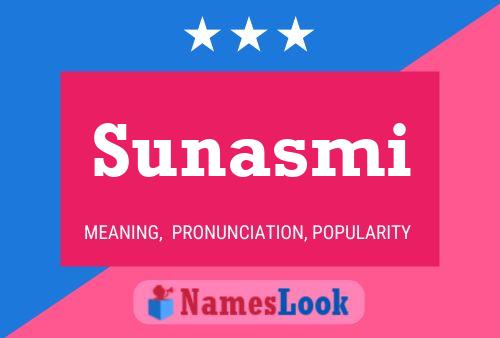 ملصق اسم Sunasmi