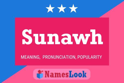 ملصق اسم Sunawh