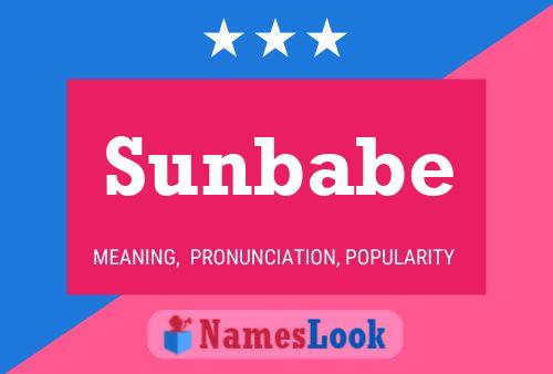 ملصق اسم Sunbabe