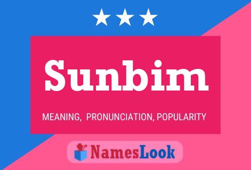 ملصق اسم Sunbim