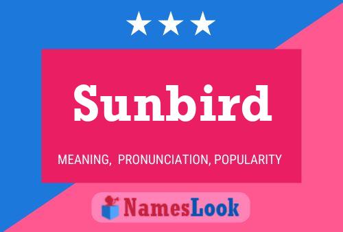 ملصق اسم Sunbird