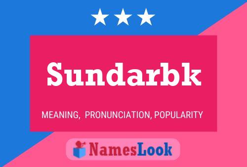 ملصق اسم Sundarbk