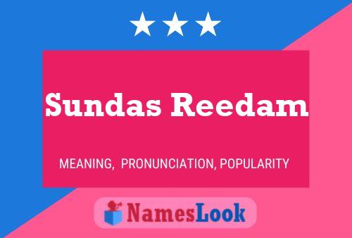 ملصق اسم Sundas Reedam