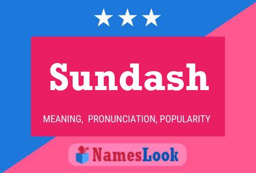 ملصق اسم Sundash