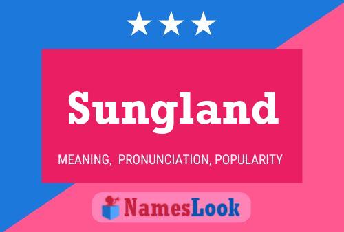 ملصق اسم Sungland