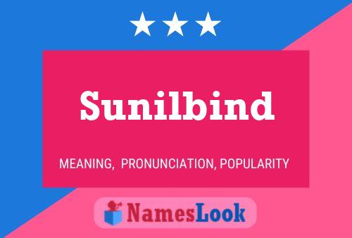 ملصق اسم Sunilbind