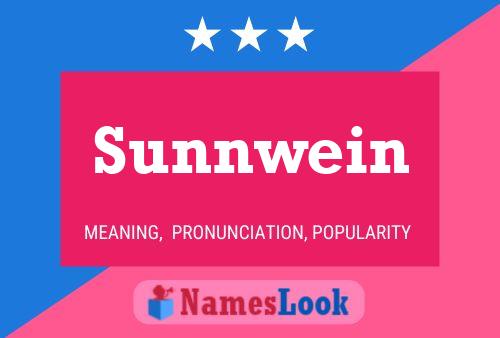 ملصق اسم Sunnwein