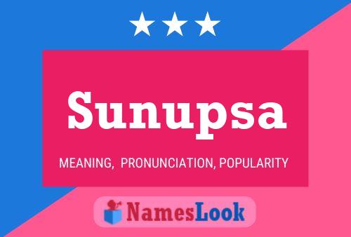 ملصق اسم Sunupsa