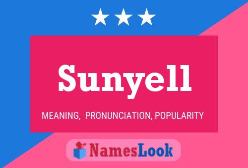 ملصق اسم Sunyell