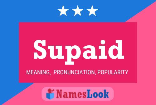 ملصق اسم Supaid