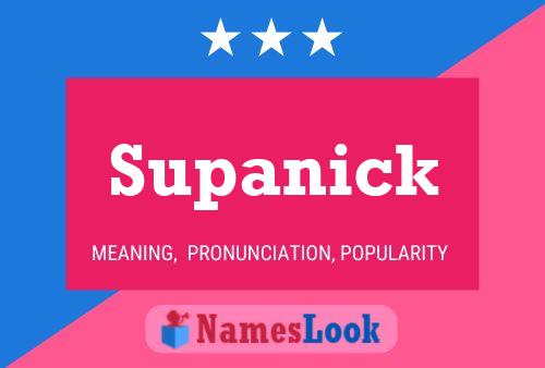 ملصق اسم Supanick