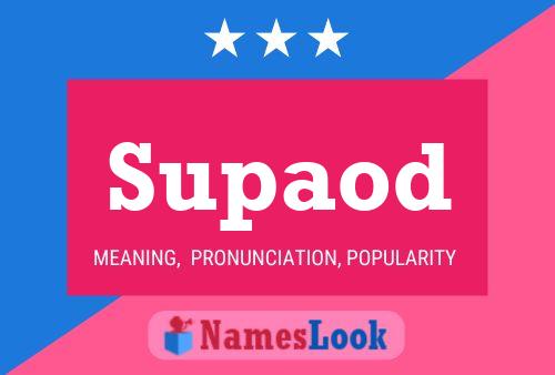 ملصق اسم Supaod