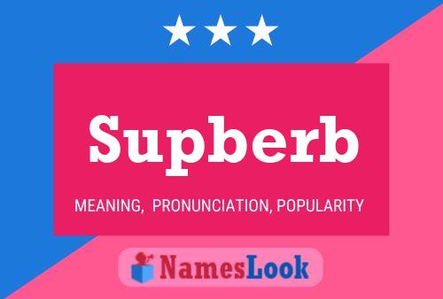 ملصق اسم Supberb