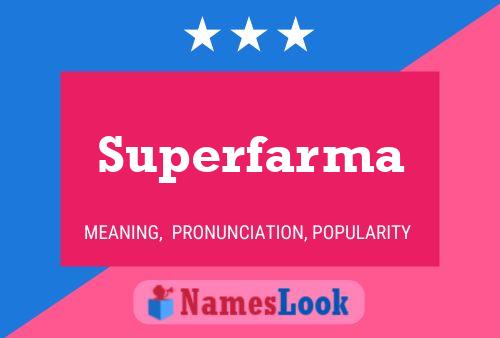 ملصق اسم Superfarma